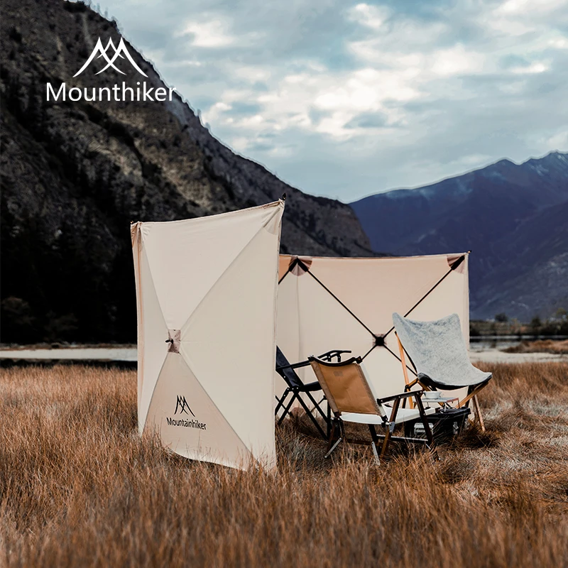 Mountainhiker outdoor camping, picnic, barbecue shade, windproof canopy, free assembly fence