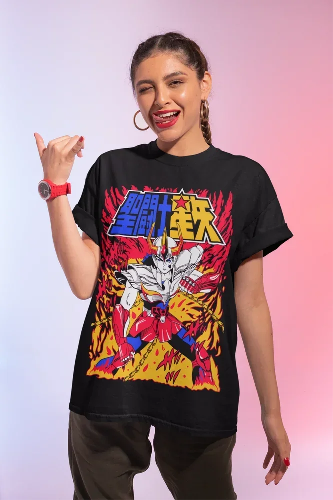 Ikki Saint Seiya Knights of the Zodiac Anime Unisex Tshirt T-Shirt Soft Tee