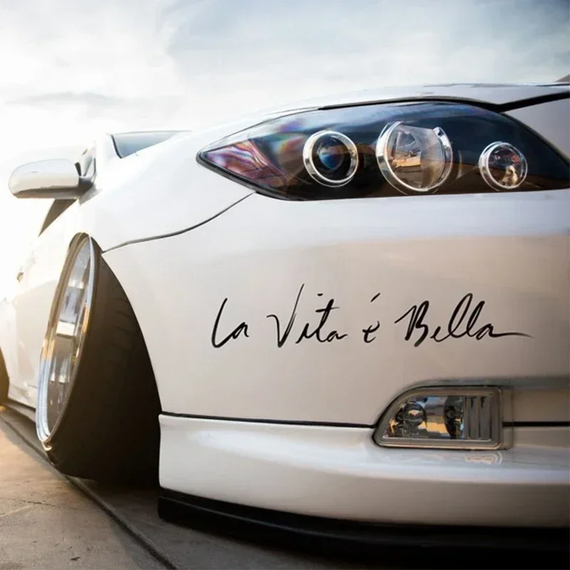

Наклейки на автомобиль для стайлинга: Новый стиль, «Жизнь прекрасна», забавные виниловые наклейки для мотоциклов и авто