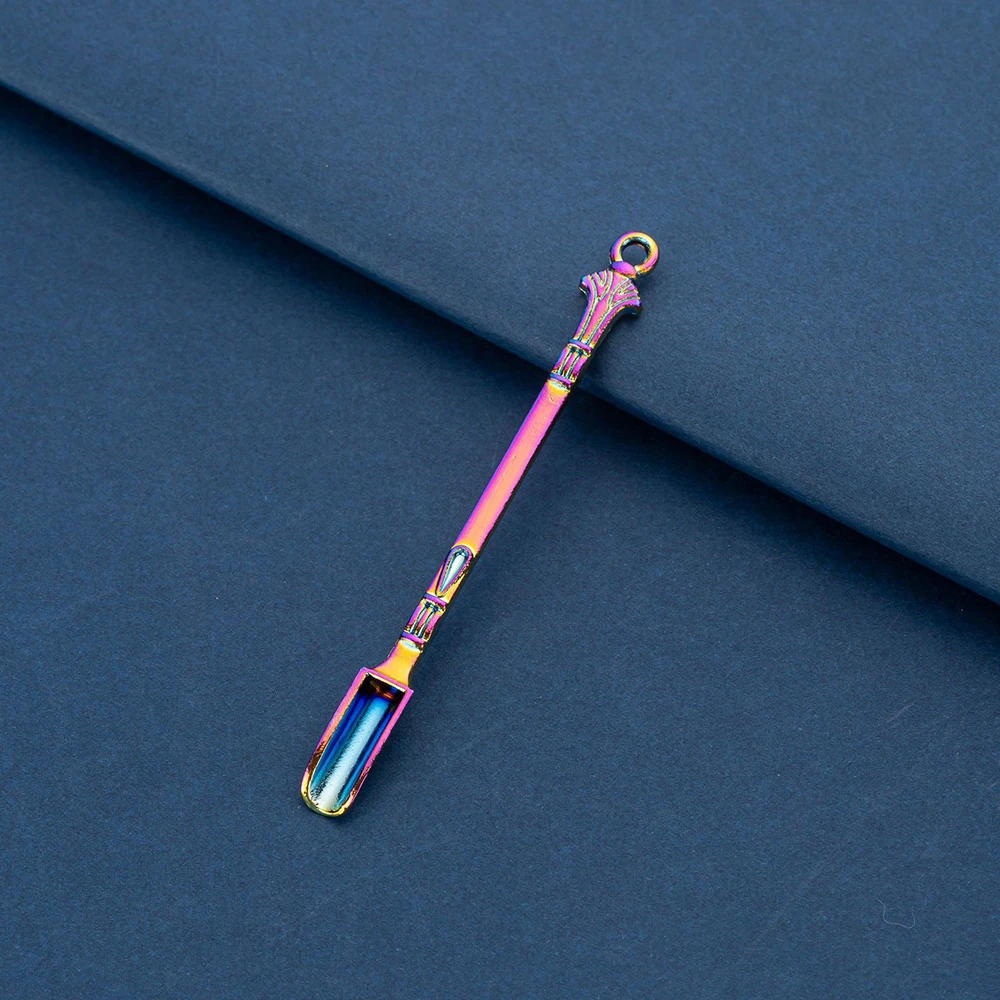 1/5/10Pcs Metal Small Spoon Tool With Mini Shovel for Powder Medicine Measurement Cigarette Accessories