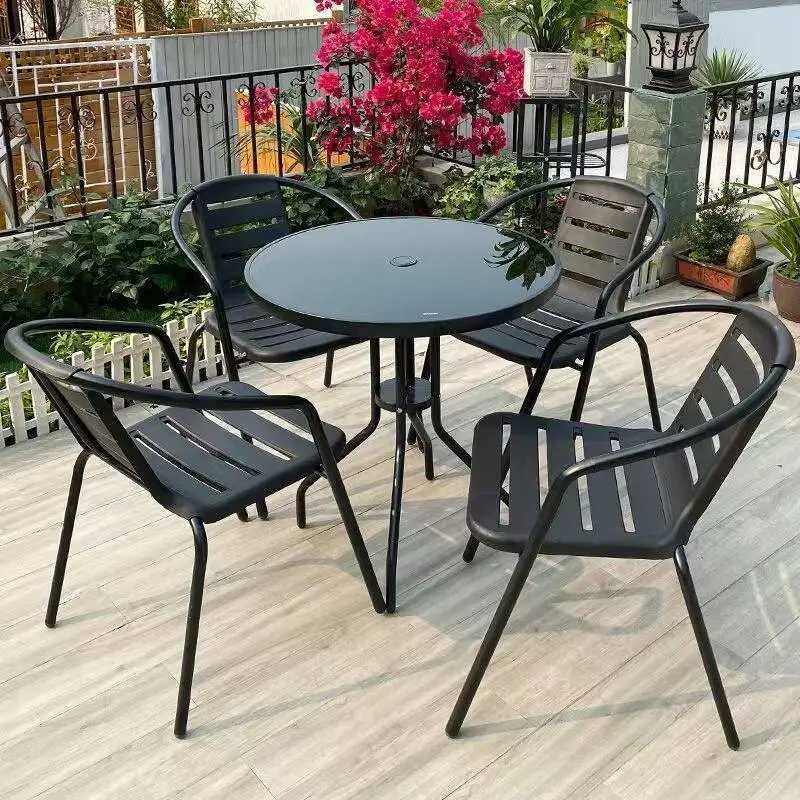 

Round Designer Garden Furniture Sets Modern Creative Garden Furniture Sets Aesthetic European Muebles Exterior Salon Furniture