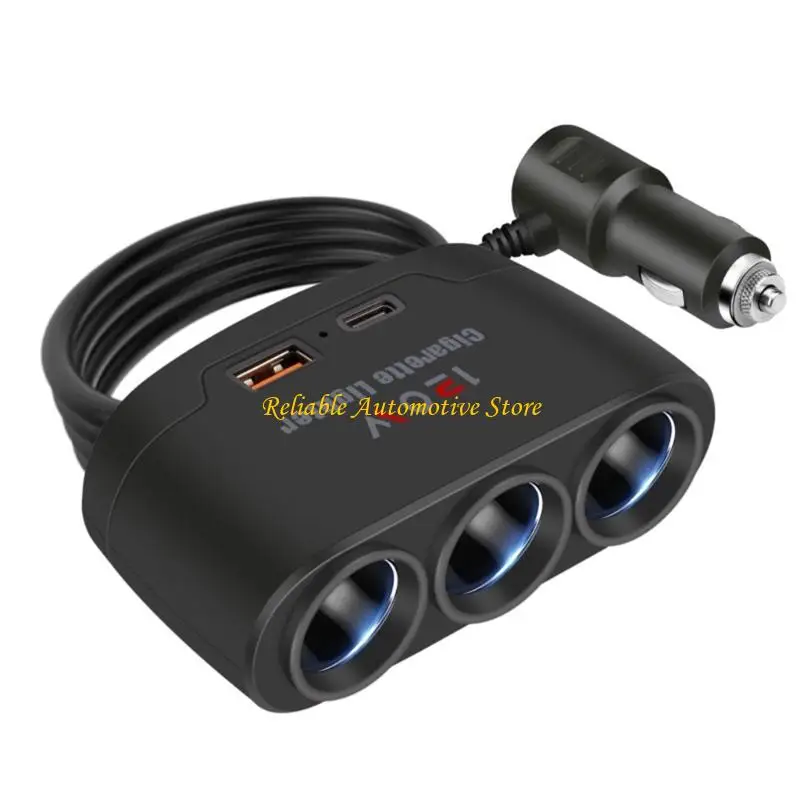 

M68B 120W 12V 24V Петка быстрого зарядки для автомобильного DVR Dashcam Power Adapter Power Adapter