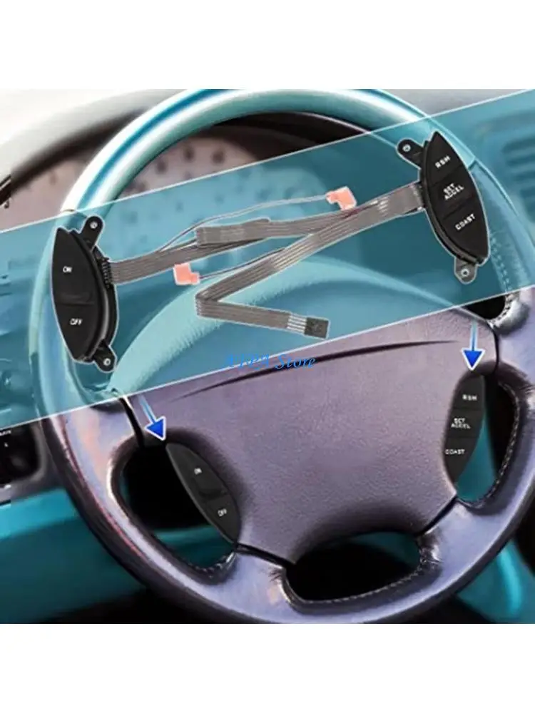 

U13C F87A9D809BA Steering Wheel Cruise Control Switch Fits F150 Sport Trac 1998-2005