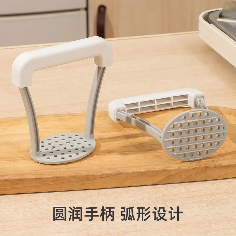 Kitchen Tools Convenient Manual Potato Puree Press, Baby Food Masher, Undulating Potato Press, Kitchen Gadget