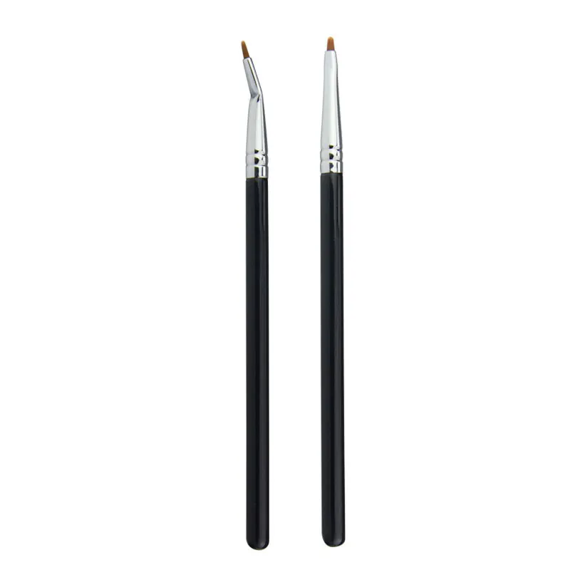 1pc cienki eyeliner pędzel do makijażu włosy syntetyczne małe korektor pędzle do makijażu grzywny cień do powiek ostre przybory kosmetyczne profesjonalne