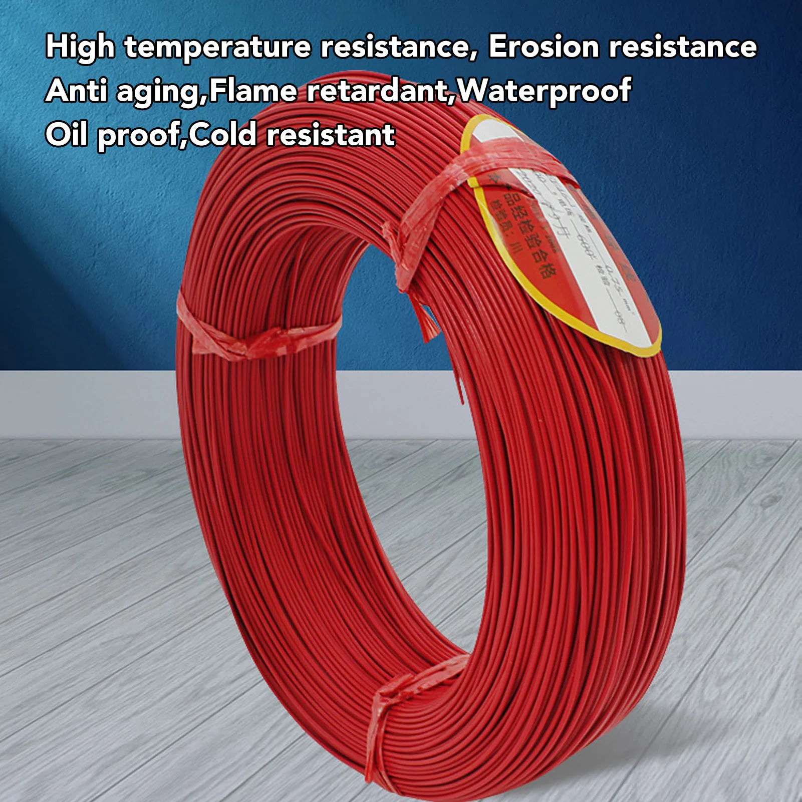 0.75mm² Loop Detector Coil Oxygen  Copper Wire PTFE Shell Cable for Vehicle Loop Detector 50m 600V Loop Wire 600V Loop Wire