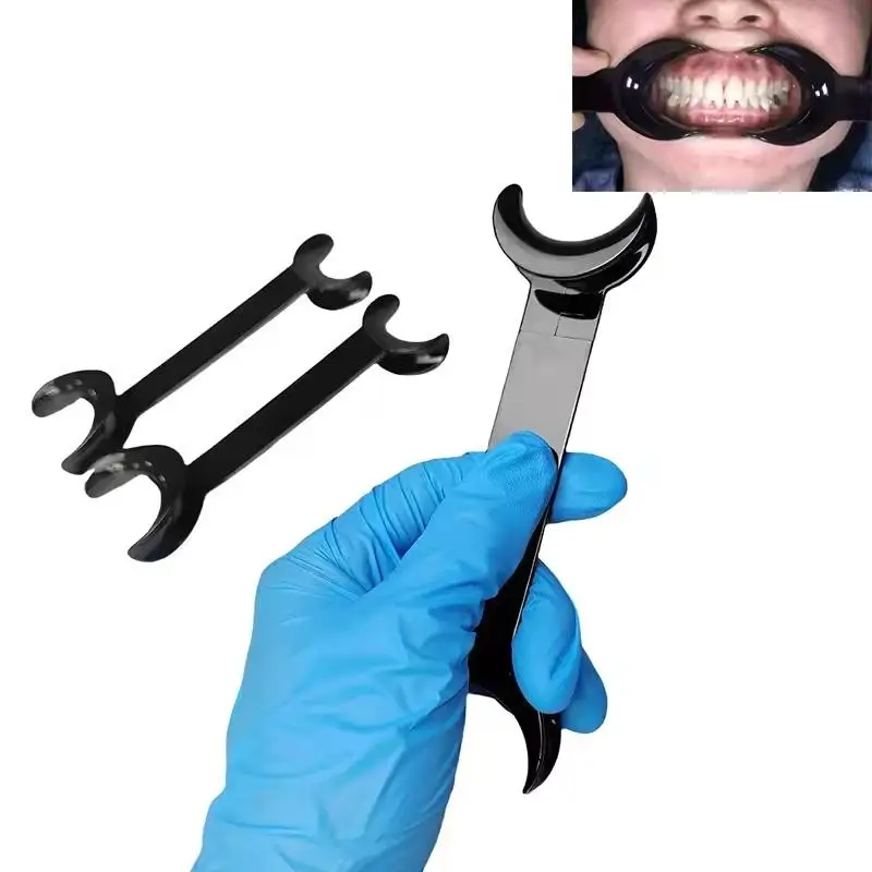 15 Pcs Colored Double Headed Dental T-Shaped Intraoral Retractors Reusable Mouth Opener for  Correction Use