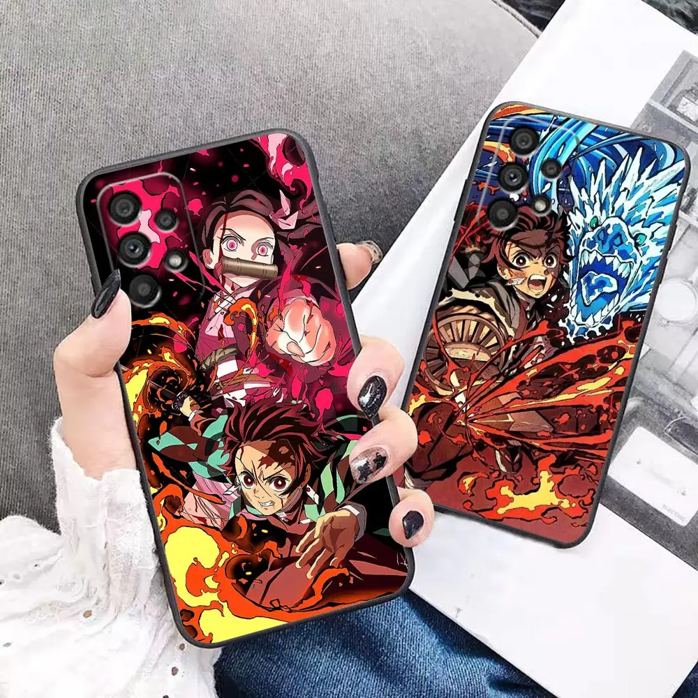 Phone Case For Samsung Galaxy A90 A80 A73 A71 A70 A53 A52 A50 A42 A33 A32 A23 A22 A21S A14 A10 Case TanjiRo Nezuko Demon Slayer