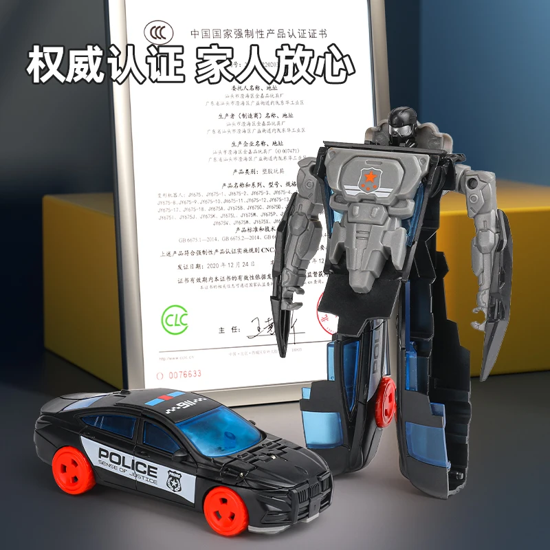 Kinderspeelgoed Desktop Ornament Automodellen Tanks Dinosaurus Transformaties Robots Speelgoed