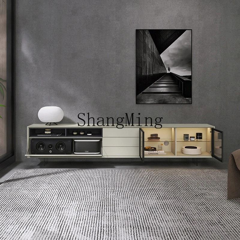 

ZYY minimalist TV dining side cabinet modern living room multi-purpose cabinet size apartment storage whole cabinet