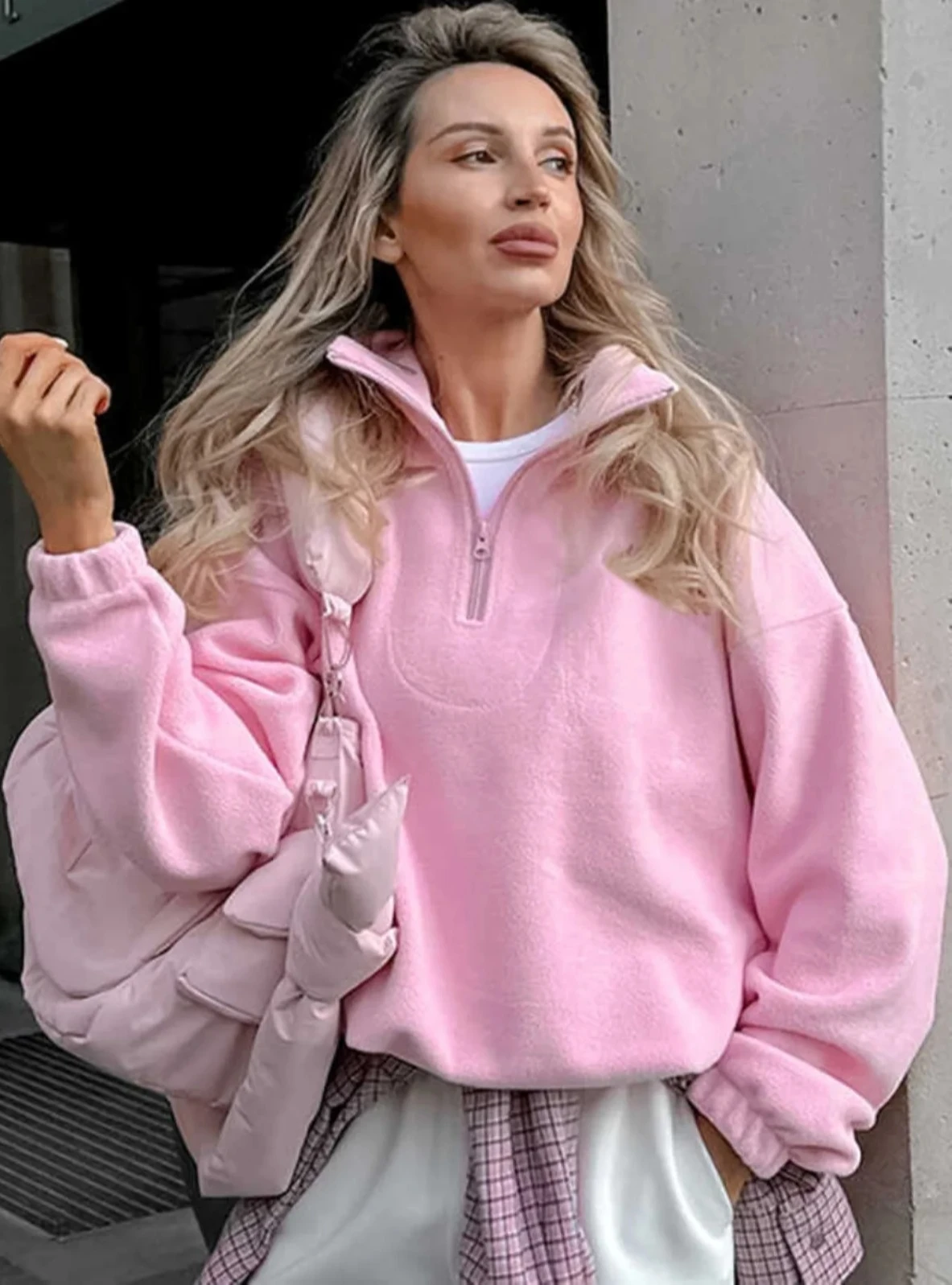 

Модная женская спортивная толстовка-куртка с капюшоном, удлиненная, цветная, для повседневной носки, осенне-зимнее пальто