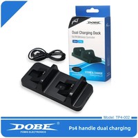 Dual Wireless PS4 Controller Charger Station Dobe Double Handle PS4 Handheld Gamepad Charging Dock TP4-002 Gaming Accessory