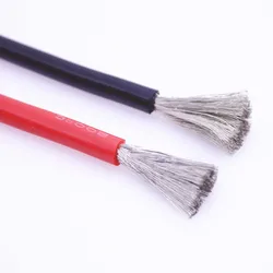 Soft silicone wire 11AWG 10AWG 9AWG 8AWG 7AWG 6AWG 4AWG 35mm 50mm 70mm heat resistant 200° Cold resistant -60°Wire Cable