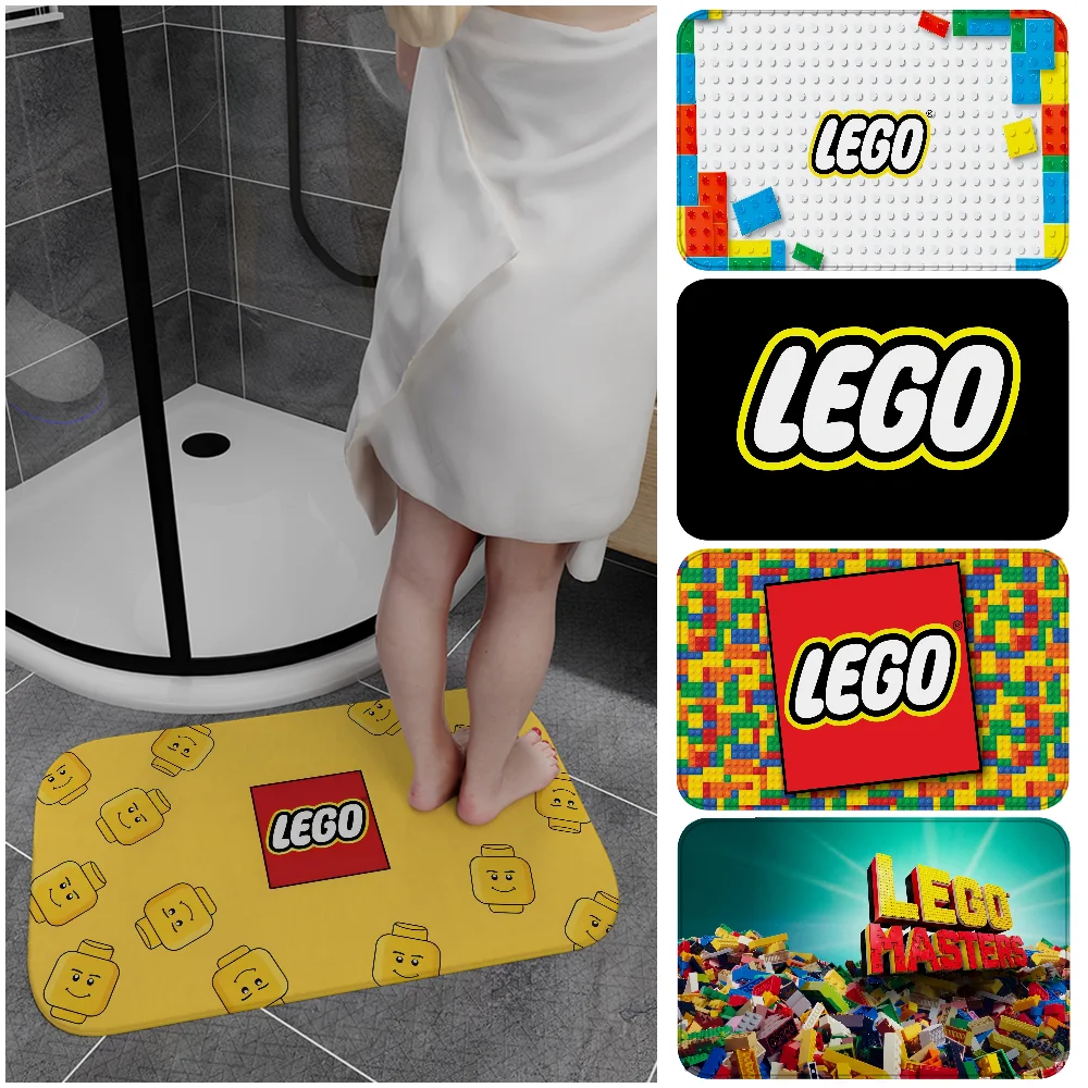 

L-LEGOS Bath Mat Nordic Style Home Doormat Bathroom-Toilet Mats Bedroom Welcome Doormat