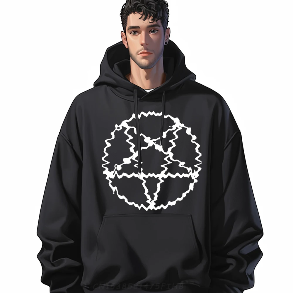 

Slogan Satanic Pentagram Death Thrash Black Hoodies For Men Latest Autumn Crewneck Long Sleeve Sweatshrt Outdoor Hoodies