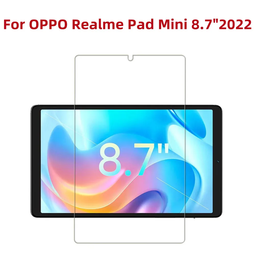 Tablet Screen Protector For Realme Pad Mini 8.7 Inch 2022 Anti Scratch Explosion Proof Clear Tempered Glass Film