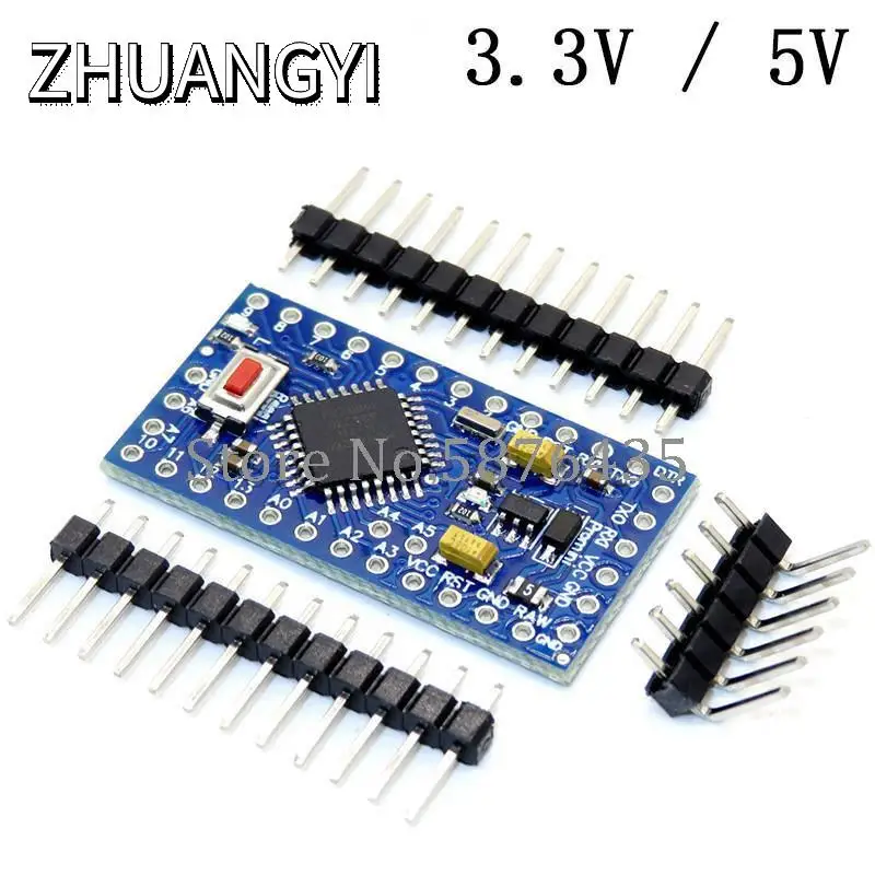 1PCS 6pin CP2102 USB 2.0 to TTL UART Module + 1PCS Pro Mini Module Atmega328 5V 16M For Arduino Compatible With Nano