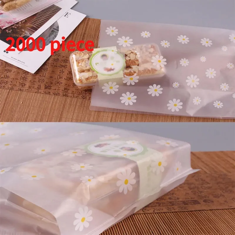 20 00piece.Custom.Cheap Custom Printed Transparent Die Cut Bread Cake Bakery Packaging Plastic Bag Cake take Out Bag