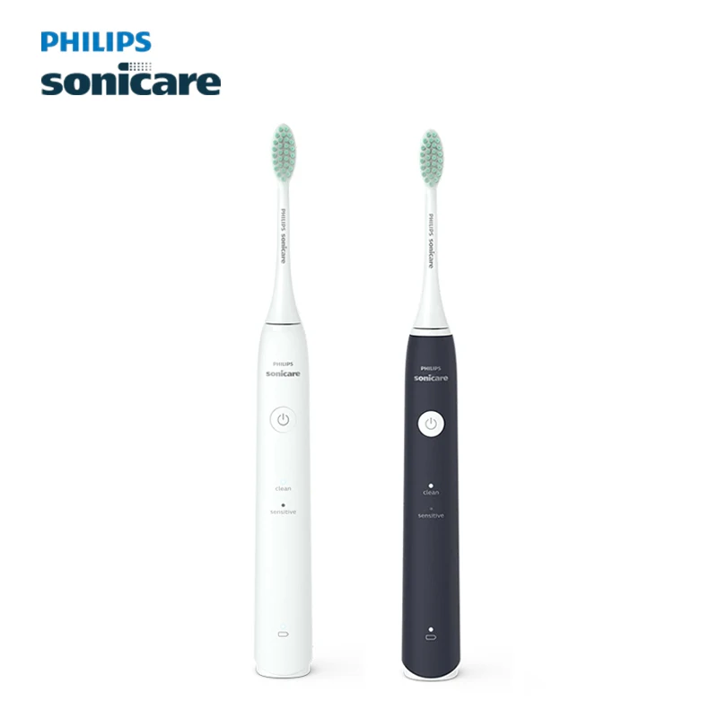 

PHILIPS Sonicare электрическая зубная щетка HX2431/HY1100 для взрослых перезаряжаемая акустическая волновая вибрационная зубная щетка с USB-зарядным основанием