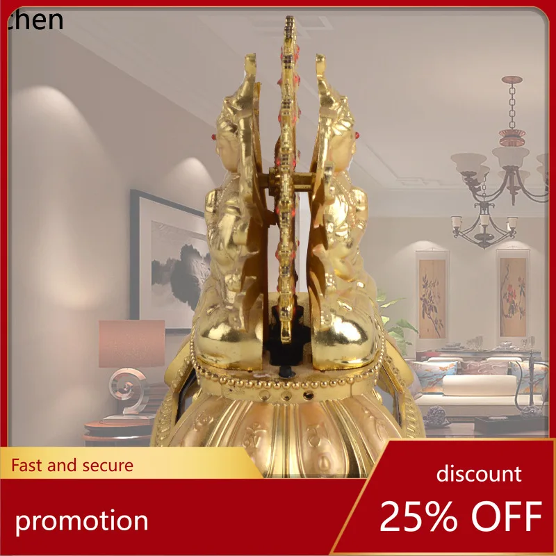 CZ Thousand-Armed Avalokiteshvara Solar-Powered Car Decoration Factory Decorative Home Ornament Zen Buddha Statue