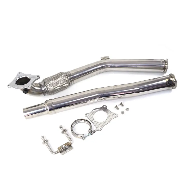 Auto-Auspuff-Downpipe EA888 für VW Golf GTI MK5 MK6 Jetta 2.0T Turbo Downpipe für Audi A3 8P 2.0T 2,5 Zoll~3 Zoll Edelstahl-Modifikations-Downpipe 63mm bis 76mm