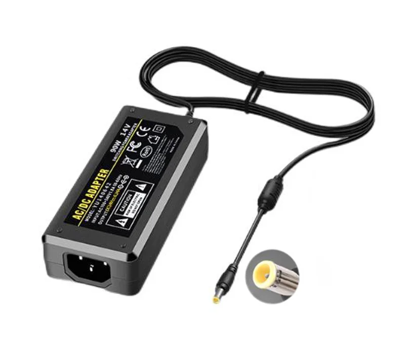 

Power Adapter 14V 6.42A, Barrel 6.5/4.4mm With Pin, IEC C14, YU140642