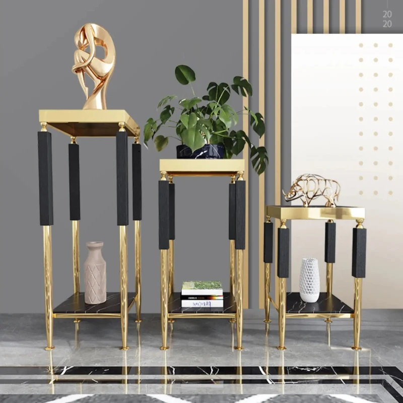 

Unique Living Room Display Wedding Light Luxury Designer Unique Plant Shelves Originality Decoration Muebles Home Furniture