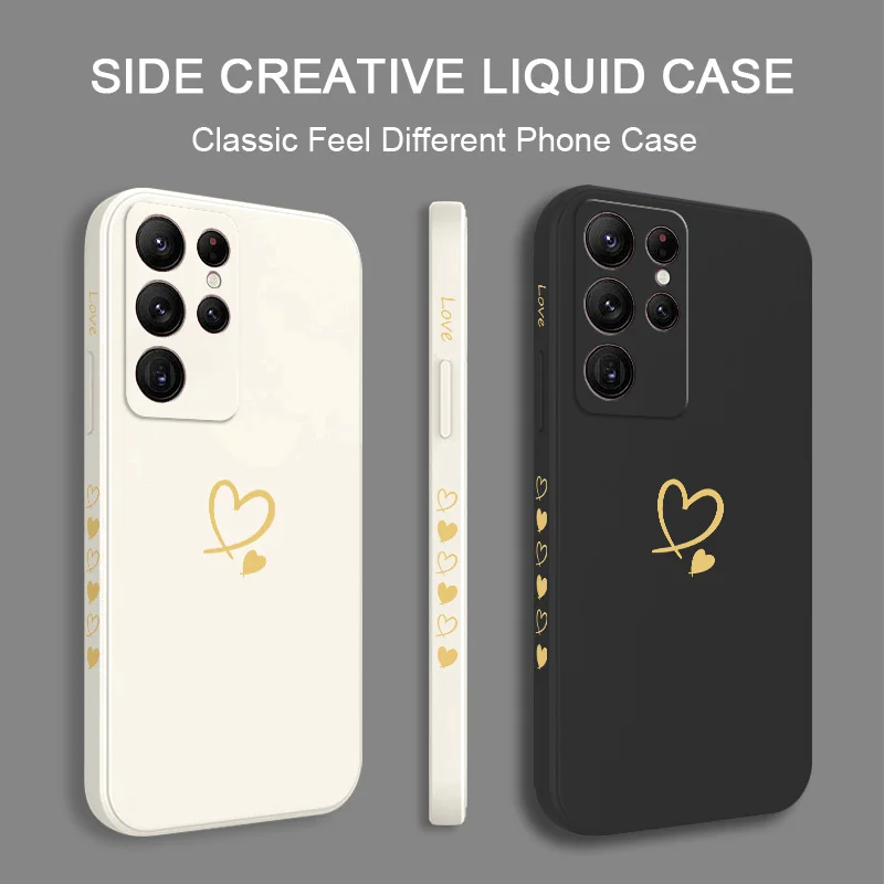 Gemini Love Phone Case For Samsung Galaxy S23 S22 S21 S20 Ultra Plus FE S10 S9 S10E Note 20 ultra 10 9 Plus Cover