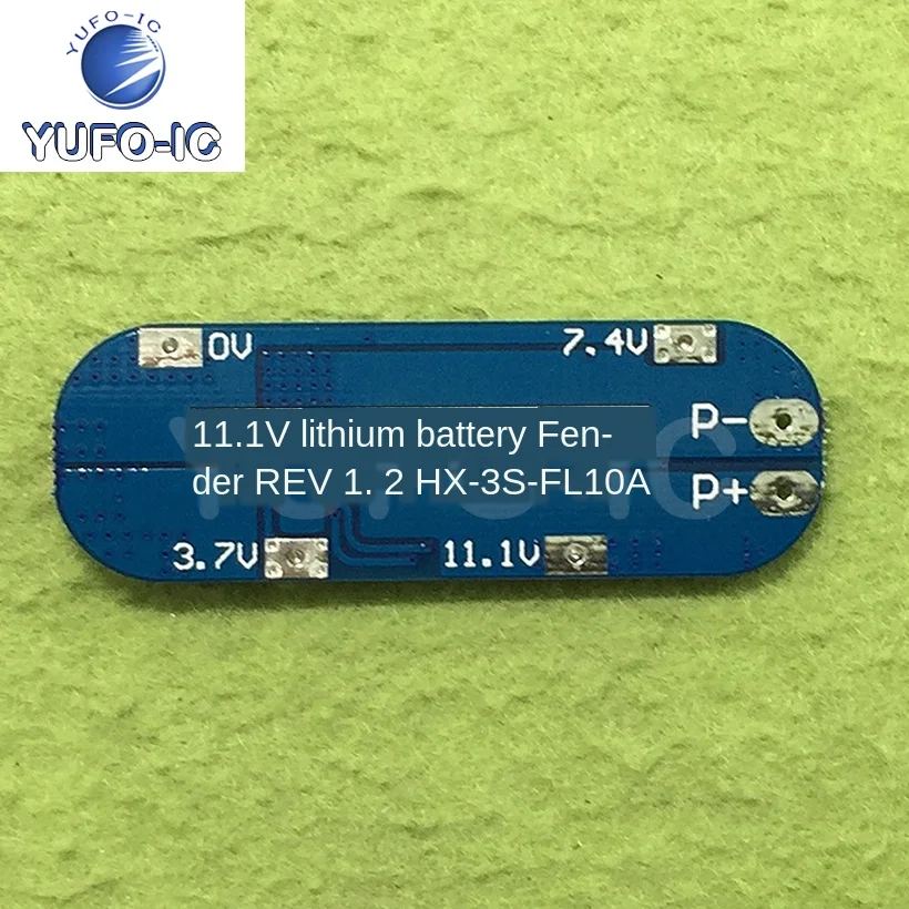 1PCS 3 String 11.1V 12V 12.6V Lithium Battery Protection Board Overcharge Discharge Short-Circuit Function 10A Current Limiting