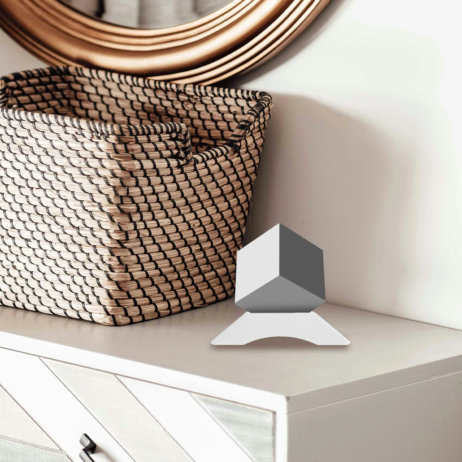 20Pcs Puzzle Cube Base Plastic Triangle Stand Stable Display Desktop Cube Collection Holder Triangle Cubes Base