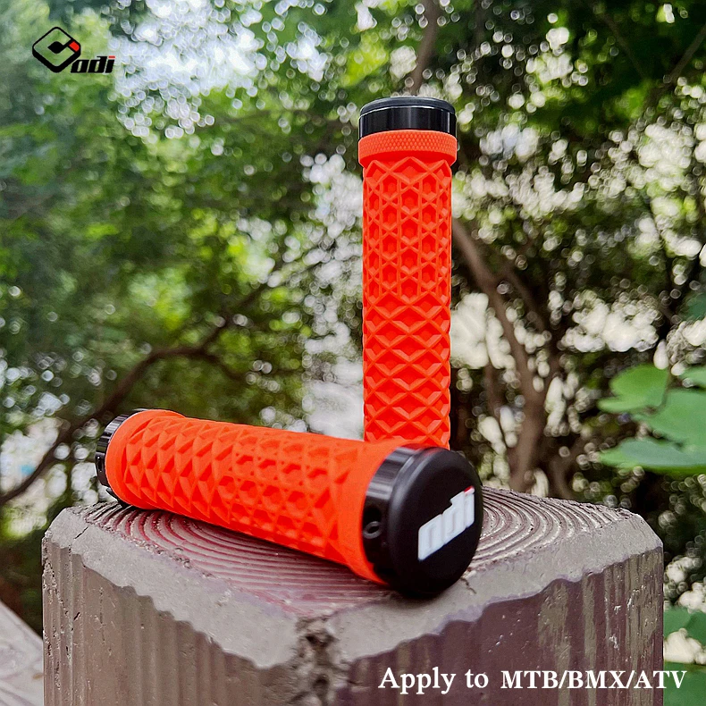 ODI Van Lock-On Bike Grips Dual Lock Ring System mit Silikon für ultimative Anti-Rutsch- und Stoßdämpfung auf MTB/BMX/Faltrad – Detail 10
