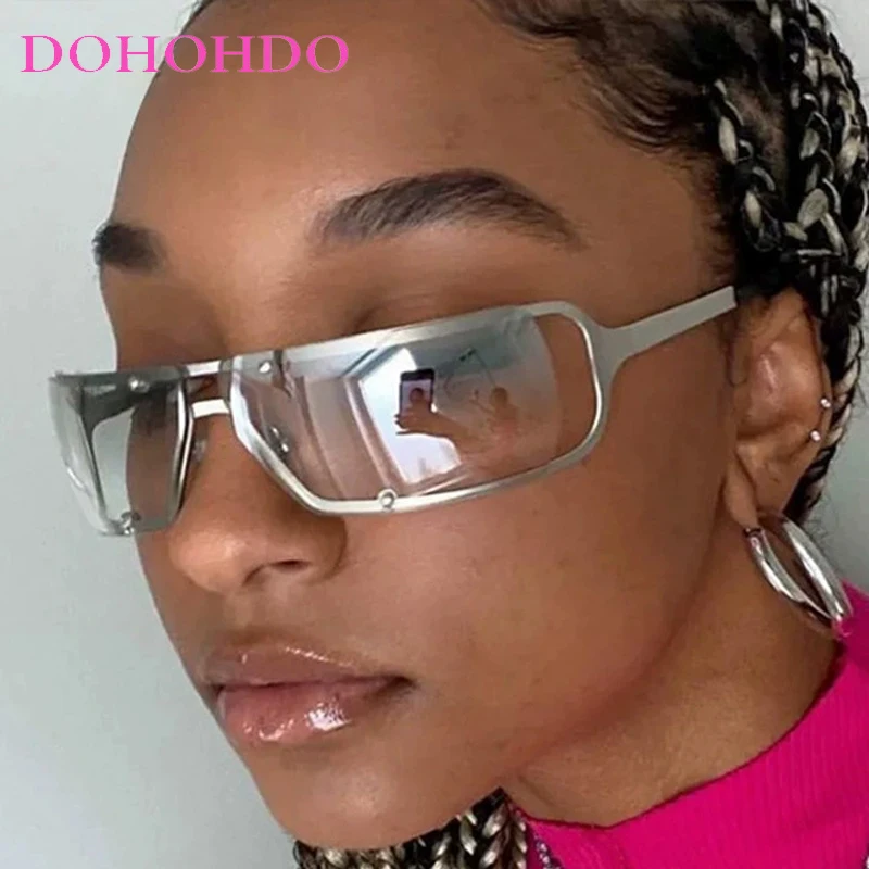 

Fashion Luxury Designer Punk Y2K Women's Sunglasses Trend Vintage Brand Sunglass Men Outdoor Sports Eyewear Female Lentes UV400