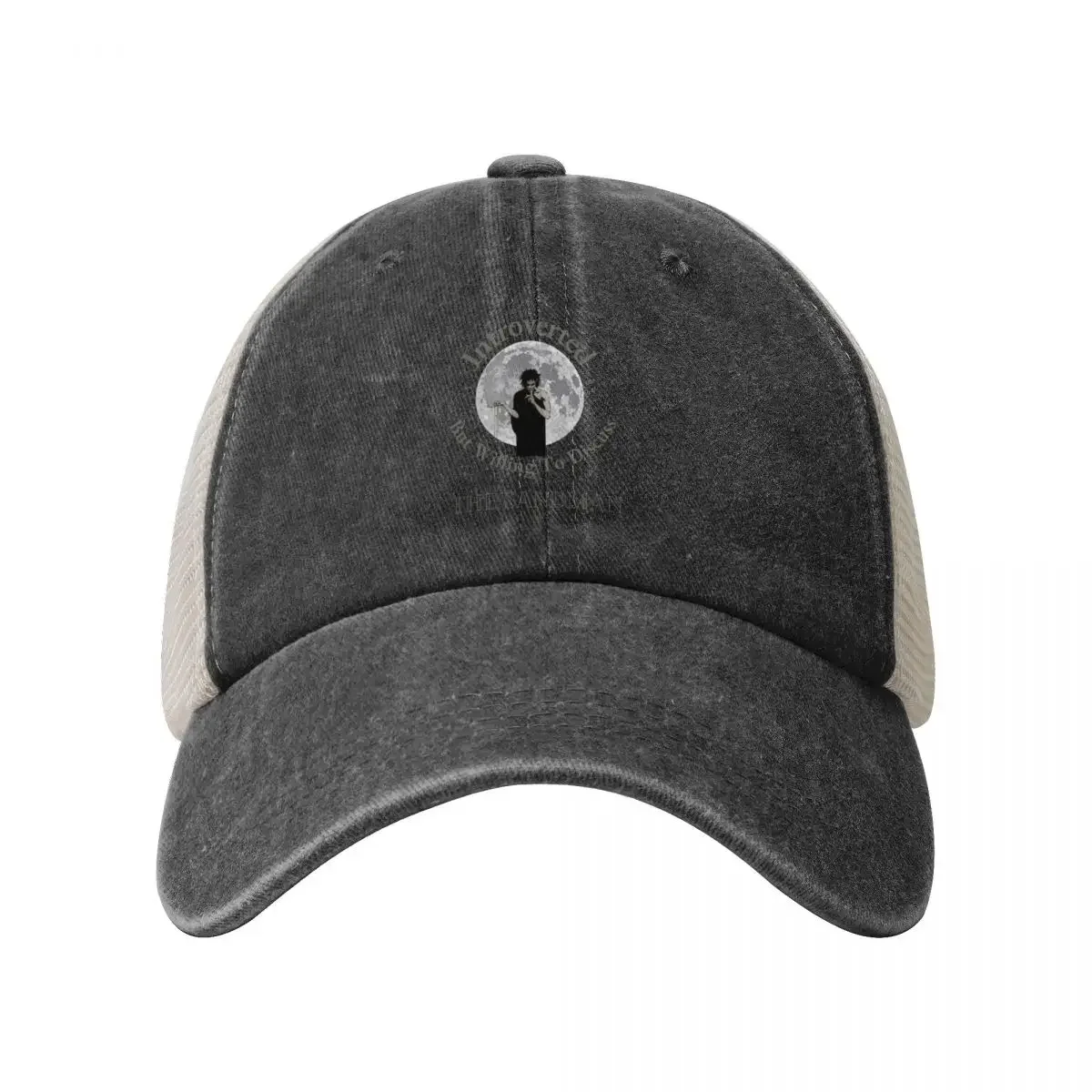 Introverted But Willing To Discuss The Sandman Baseball Cap Anime Vintage Caps Women Men's