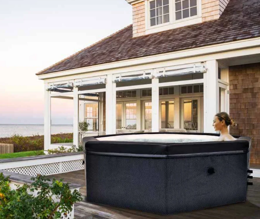 

z Aegean Spa 6 person inflatable spa pool whirlpool hot tub massage spa 193cmx 70cm