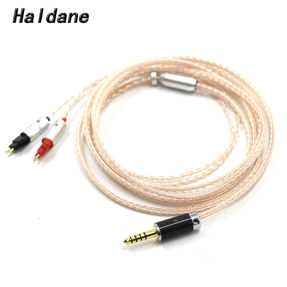 Haldane 16Cores UPOCC Single Crystal Copper Silver Mixed Headphone Upgrade Cable for HD580 HD600 HD650 HDxxx HD660S HD58x HD6xx