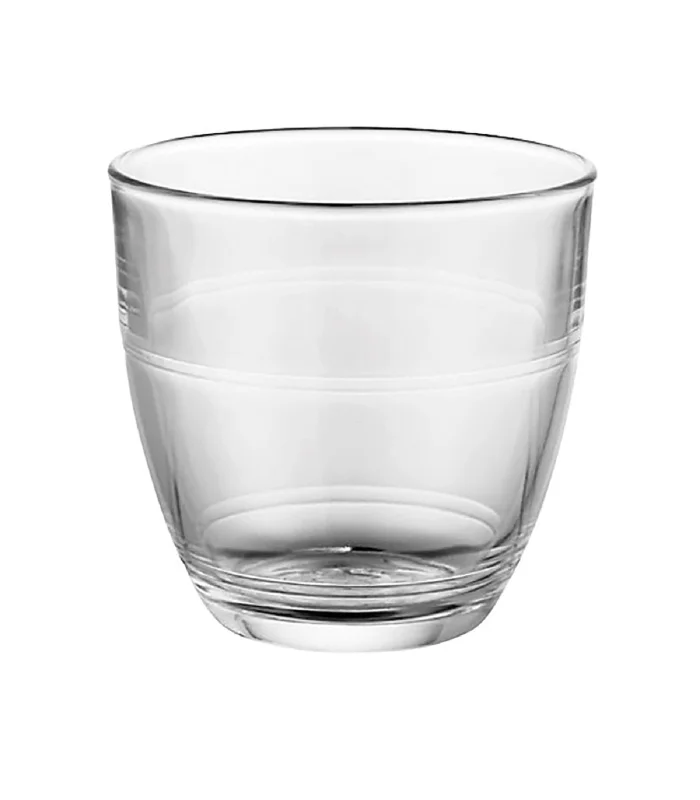 Set of 4 16 cl Glass Cup Set, Classic Design, Thermal Shock Resistant, Lightweight, Dishwasher Safe