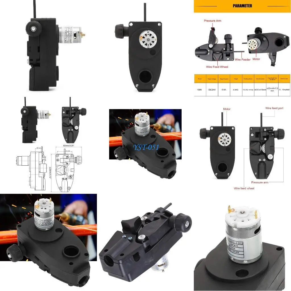 

E15A MigWelder- Roll Wire Feed Motor 0.6-1.0mm Soldering Wire Feeder Machine Welder-