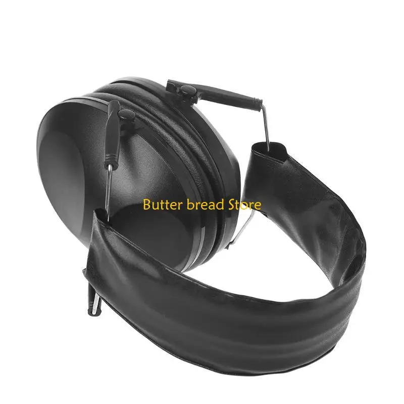 W89C Comfortable Headsets Noise Blocking Ear Muff Foldable for Rest