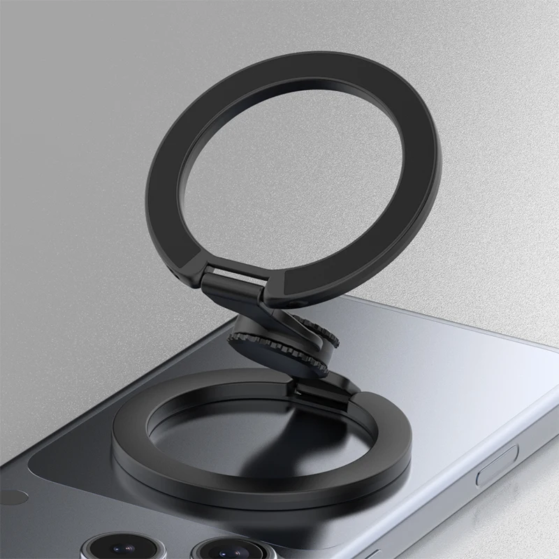 S Type Spinning top 360° Metal Magnetic Phone Stand Universal Multifunctional Portable Phone Accessories Phone Ring Holder