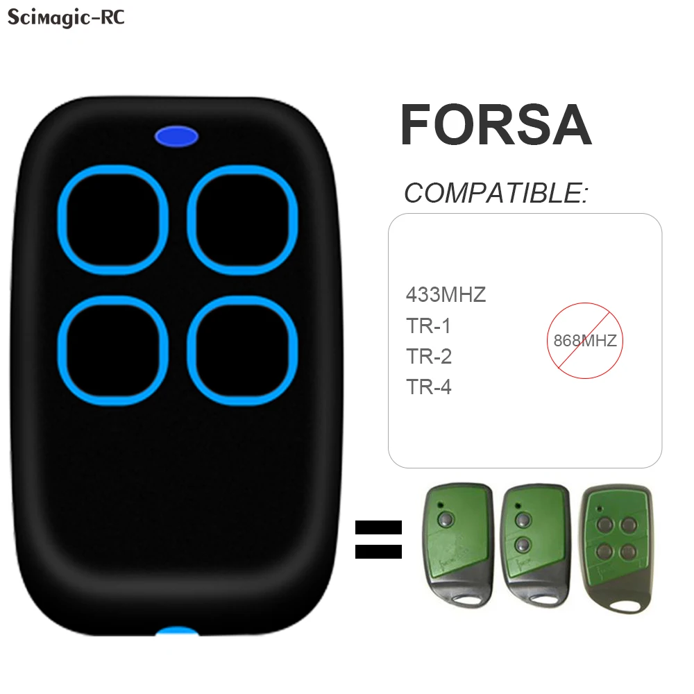 ガレージドア用リモコン、ローリングコード、ロッパーneo10 neo20 neo1dcs neo2dcs neo2dcs、433.92mhz、forsa rt1 rt2 rt4