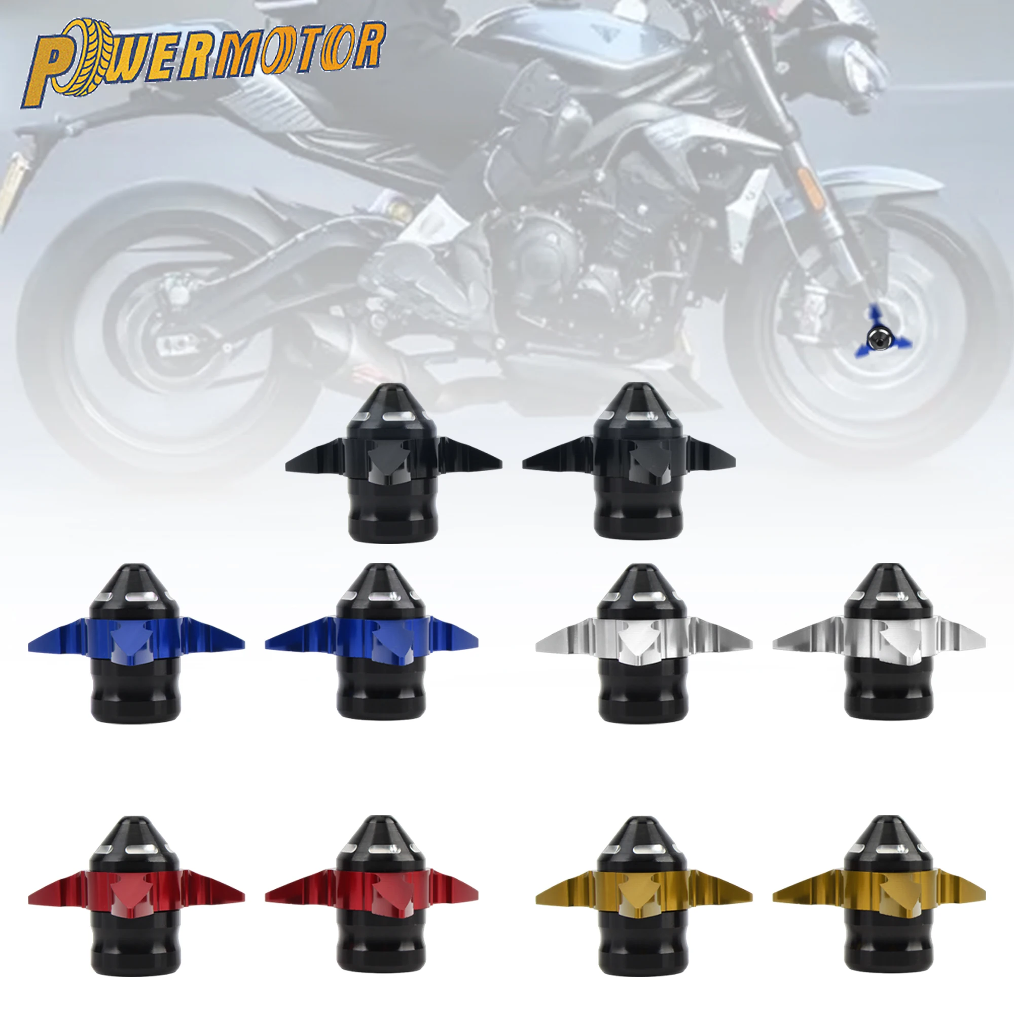 

Universal Motorcycle Front Fork Protection Cup Shock Absorber Protector Dart Decorative Cup Aluminum Alloy Frame Sliders Parts