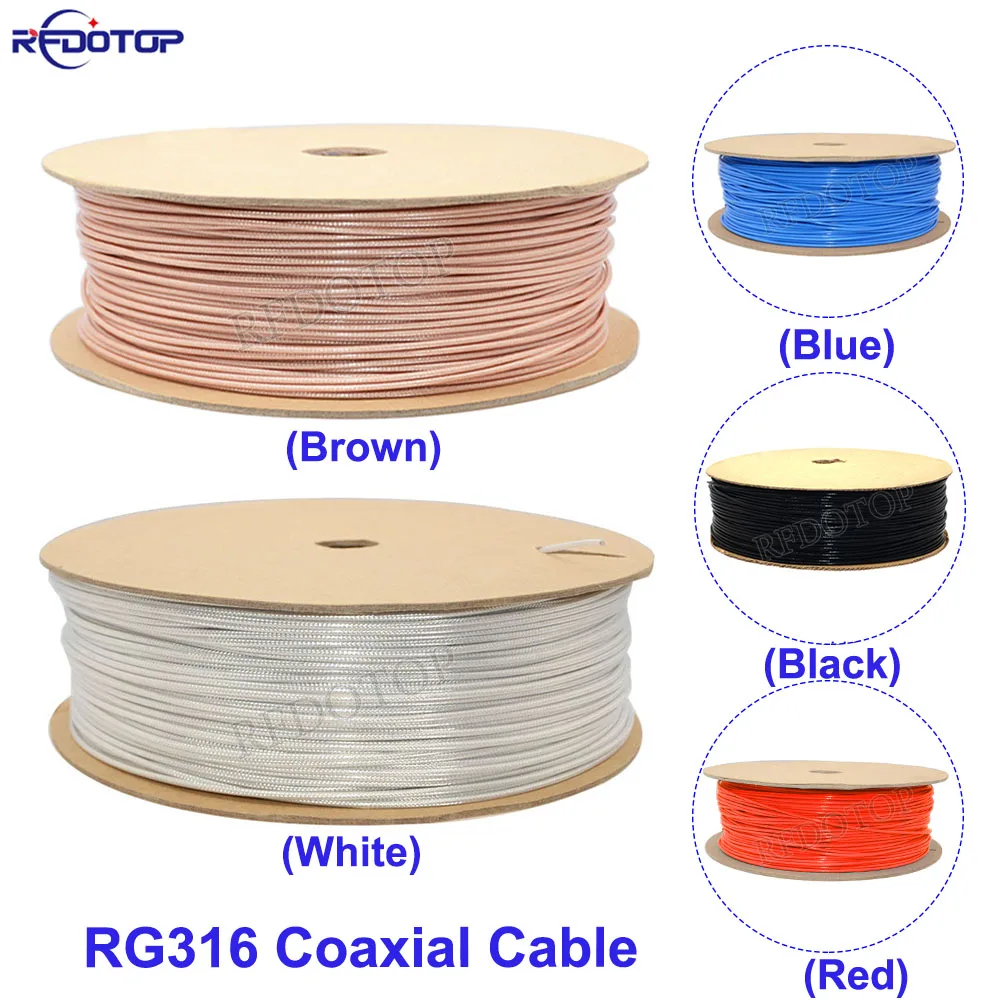 cavo-coassiale-rg316-marrone-bianco-blu-nero-rosso-50-ohm-a-bassa-perdita-per-connettore-a-crimpare-rg-316-alta-qualita-1m-250m
