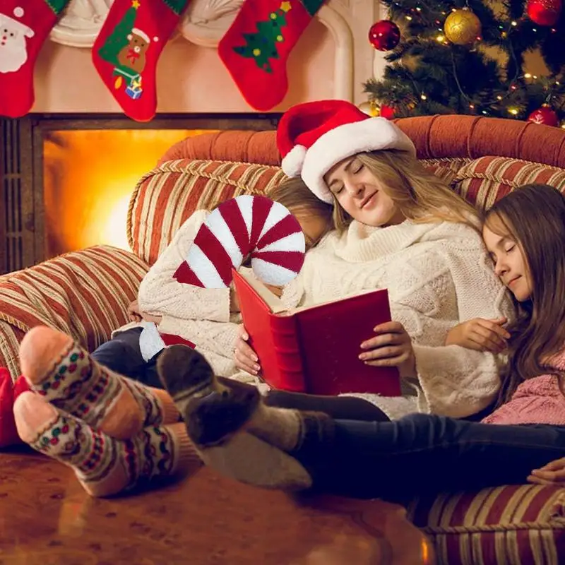 Weihnachten Zuckers tange Plüsch Kissen Kissen gefüllt Lebkuchen Mann Spielzeug werfen Kissen Lebkuchen Haus Dekoration Kinder Geschenke