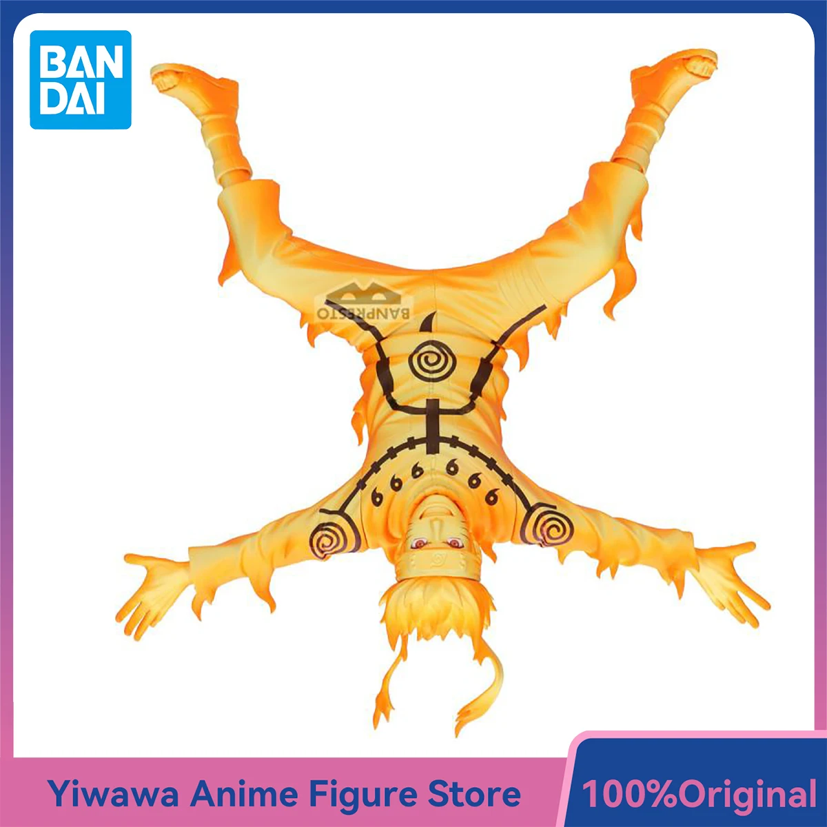 بانبريستو غرانديستا ناروتو كوراما وضع شخصيات كرتونية الحلي غرامة تحصيل نموذج اللعب الدمية الأصلية #1