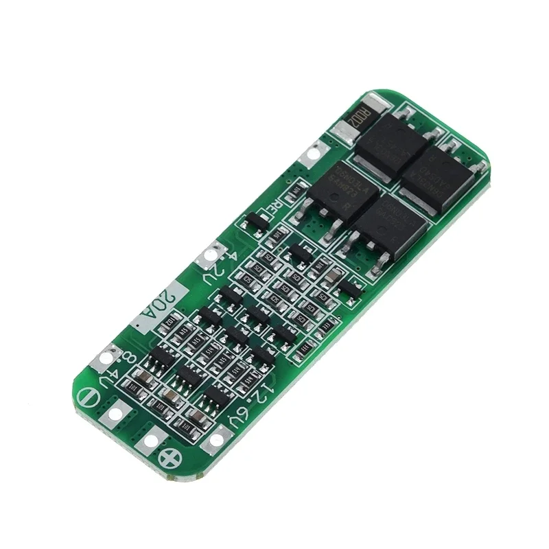 18650ที่ชาร์จ PCB บอร์ดป้องกัน BMS 3S 20A แบตเตอรี่ลิเธียม Li-ion สำหรับมอเตอร์เจาะ12.6V Lipo เซลล์โมดูล64x20x3.4mm