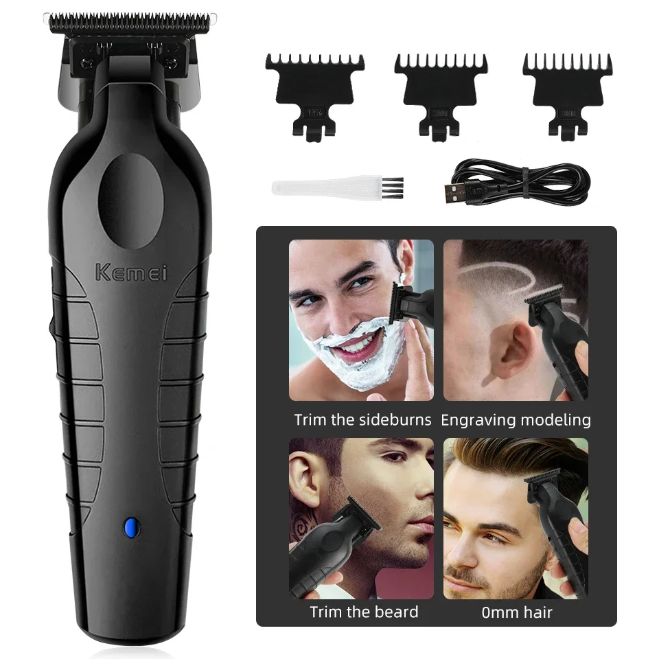 New Wireless Electric Clipper High Power Hair Salon Engraving Men\'s Shaving Beard Body Hair Trimmer Gradient Electric Haircut