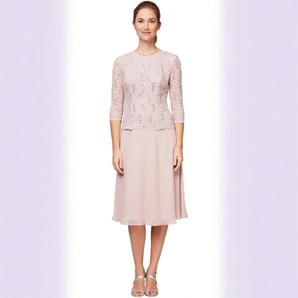 

Fashionable Lace Open Cardigan And Chiffon Long Dress Evening Gown plus Size Women's Dress Two-Piece Set Polyester Fabric