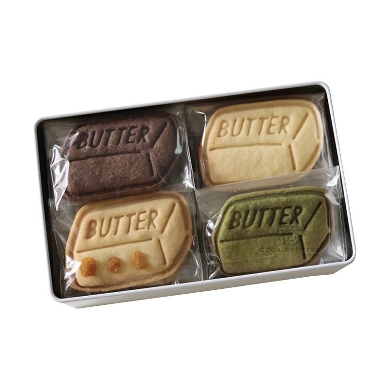 Butter Square Brick Shape Cookie Cutter Biscuit Mold Bakeware Baking Food Garde Plastic Biscuit Fondant Cutter Kitchen Tools