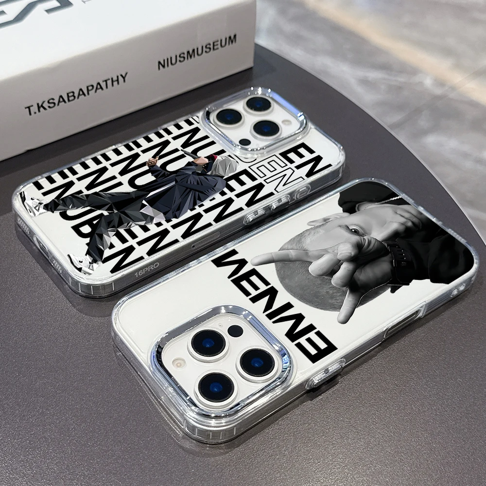 Rap Singer E-Eminem New Phone Case For iPhone 17 16e 16 15 14 13 12 11 mini Pro Max X XR XSMAX 8 7 Air Plus Transparent Cover