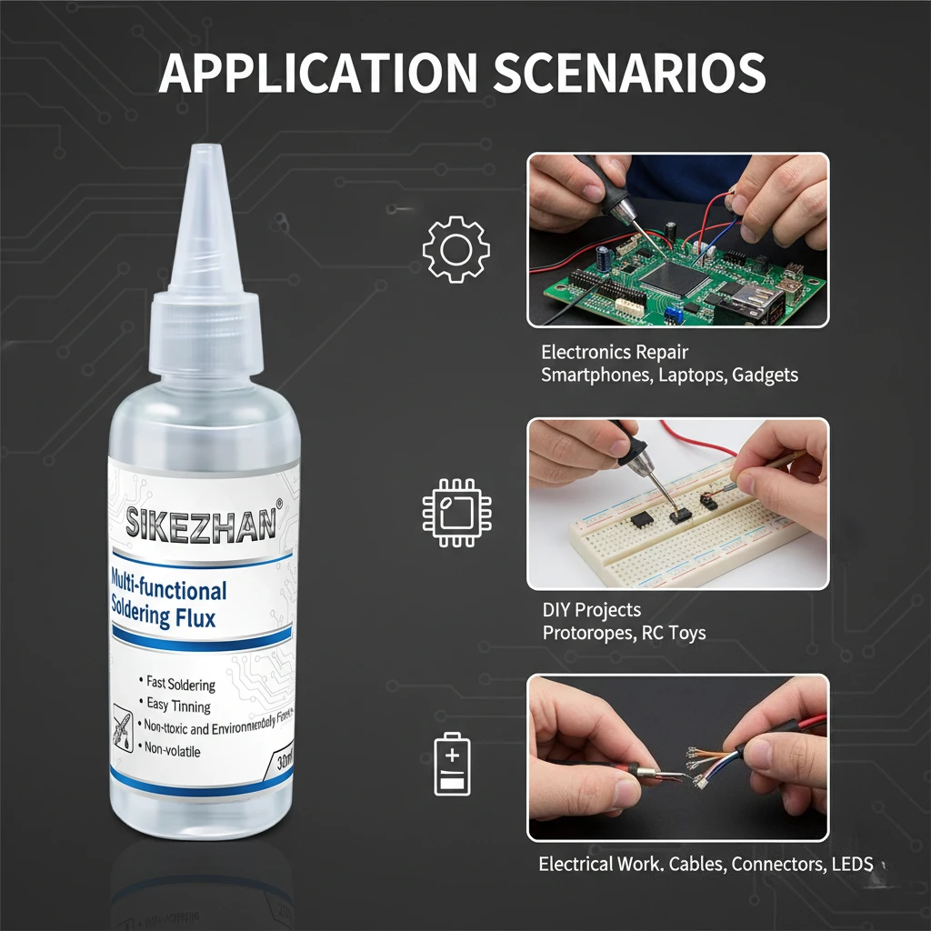 SIKEZHAN Cairan Solder Fluks M - Soldering Flux Liquid ulasan dan harga